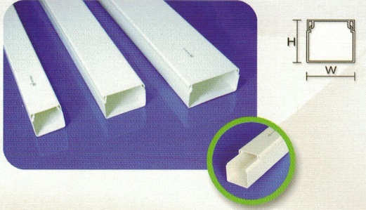 รางเก็บสายไฟ และท่อแอร์สีขาว PRI Type AD Air Duct