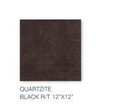 GT QUARTZITE BLACK R/T 12X12 PM GT 12X12 ควอทไซท์ ดำ ตัดขอบ PM ต่อ ตร.ม.