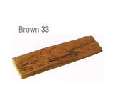 กระเบื้องคอนกรีตตกแต่งผนัง True Touch Wood BROWN33 แผ่นตรง 10x50x2.5ซม. ราคา/กล่อง