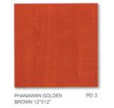 FT PHANAWAN GOLDEN BROWN 12X12 PM FT 12X12 พนาวัน น้ำตาลทอง  PM ต่อ ตร.ม.