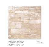GP FENCE STONE GREY 13X13 PM GP 13X13 เฟนซ์ สโตน เทา PM ต่อ ตร.ม. GP FENCE STONE GREY 13X13 PM GP 13X13 เฟนซ์ สโตน เทา PM ต่อ ตร.ม.
