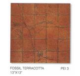 FT FOSSIL TERRACOTTA 13X13 PM FT 13X13 ฟอสซิล เทอราคอตต้า PM ต่อ ตร.ม.