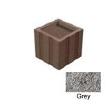 Castle Stone หัวเสาแบบเว้า Grey 20x20x20 ซม. นน.18.0 กก./ก้อน Castle Stone หัวเสาแบบเว้า Grey 20x20x20 ซม. นน.18.0 กก./ก้อน